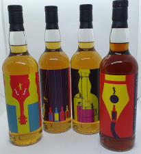 The Whisky Trail Set of 4 bottles