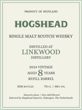 Linkwood 2014 8yrs - Hogshead Imports