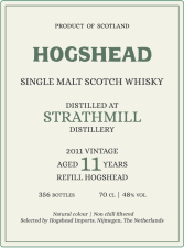 Strathmill 2011 11yrs - Hogshead Imports