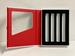 4 vaks Tubes geschenkdoosje wit (zonder tubes)