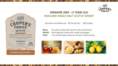 Ardmore 2003 17yrs - Cooper's Choice