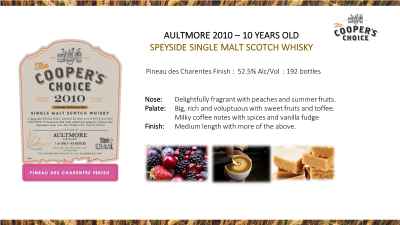Aultmore 2010 10yrs - Cooper's Choice