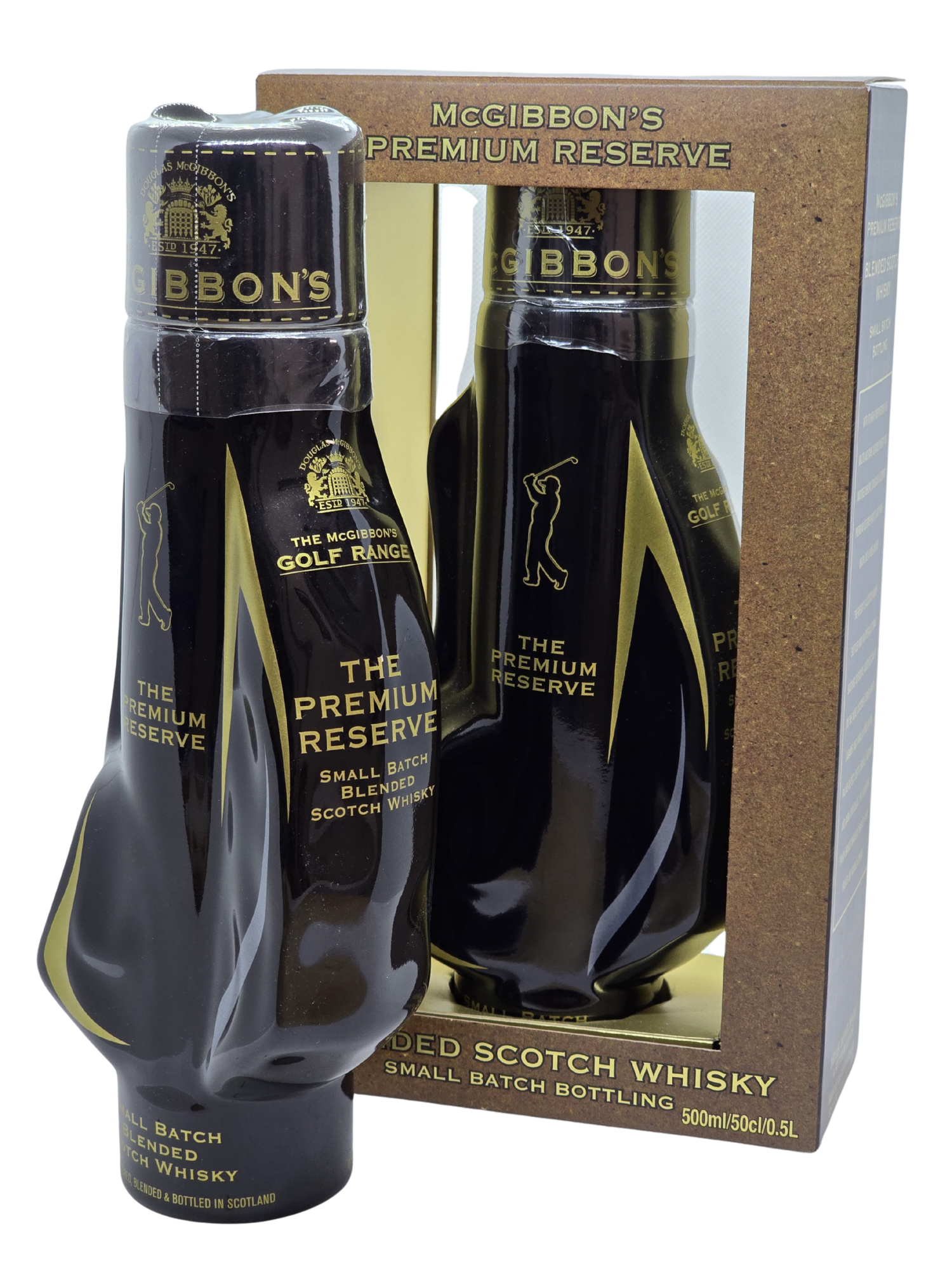 McGibbons The Premium Reserve Golf Bag Black