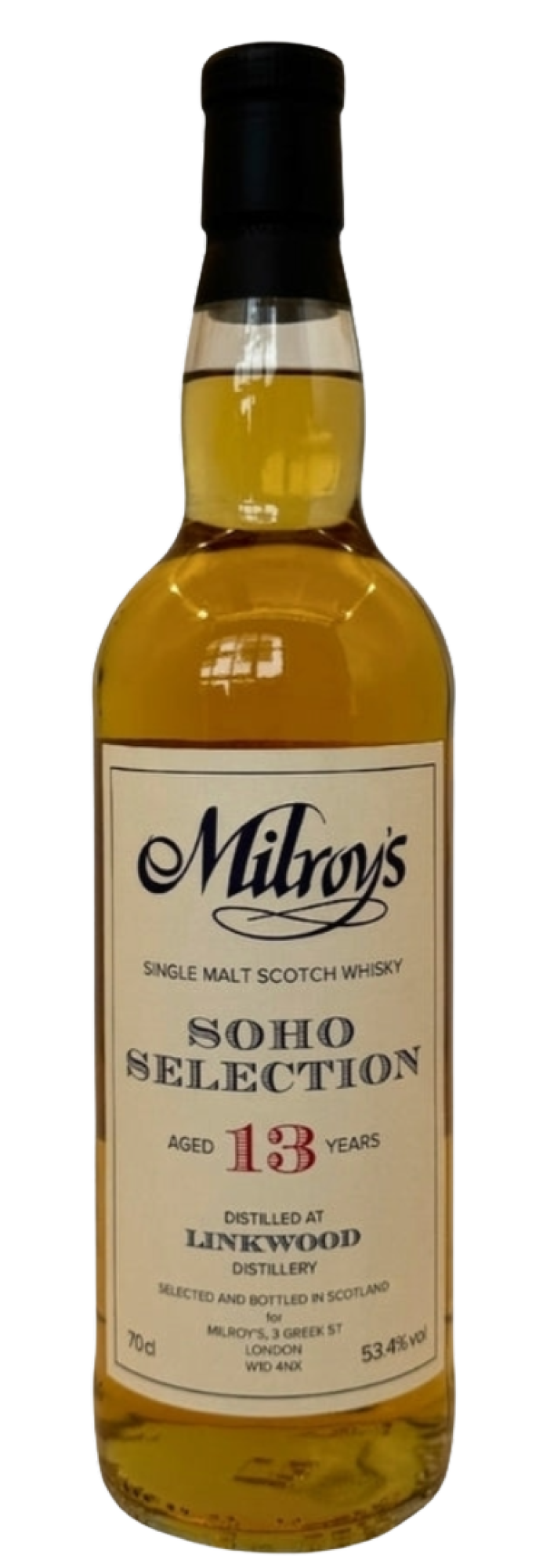 Milroys Linkwood 13yrs