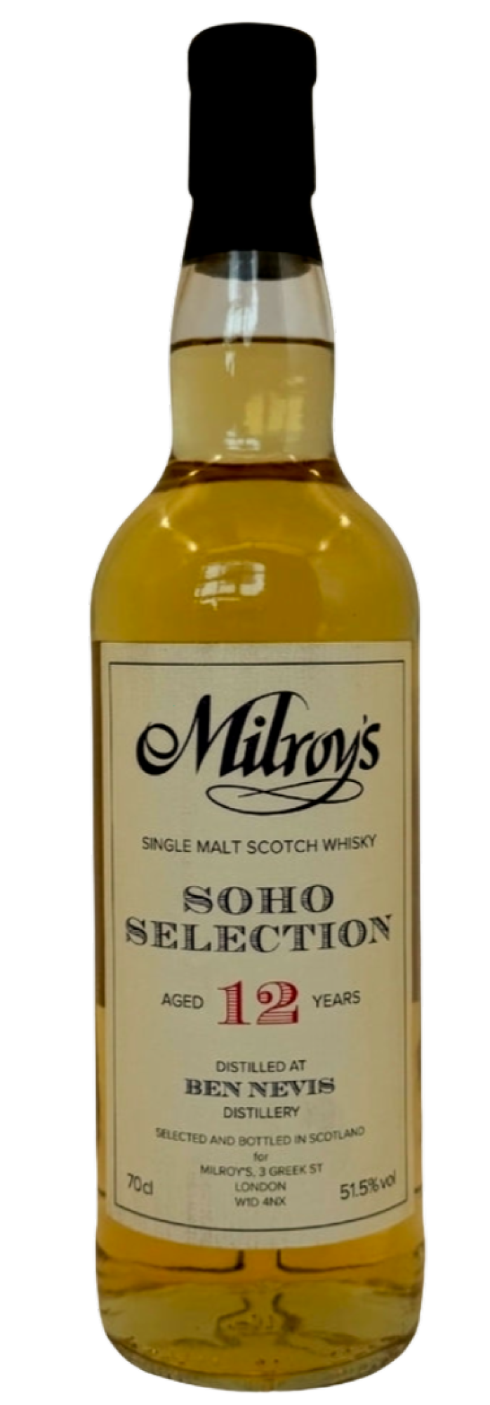 Milroys Ben Nevis 12yrs old